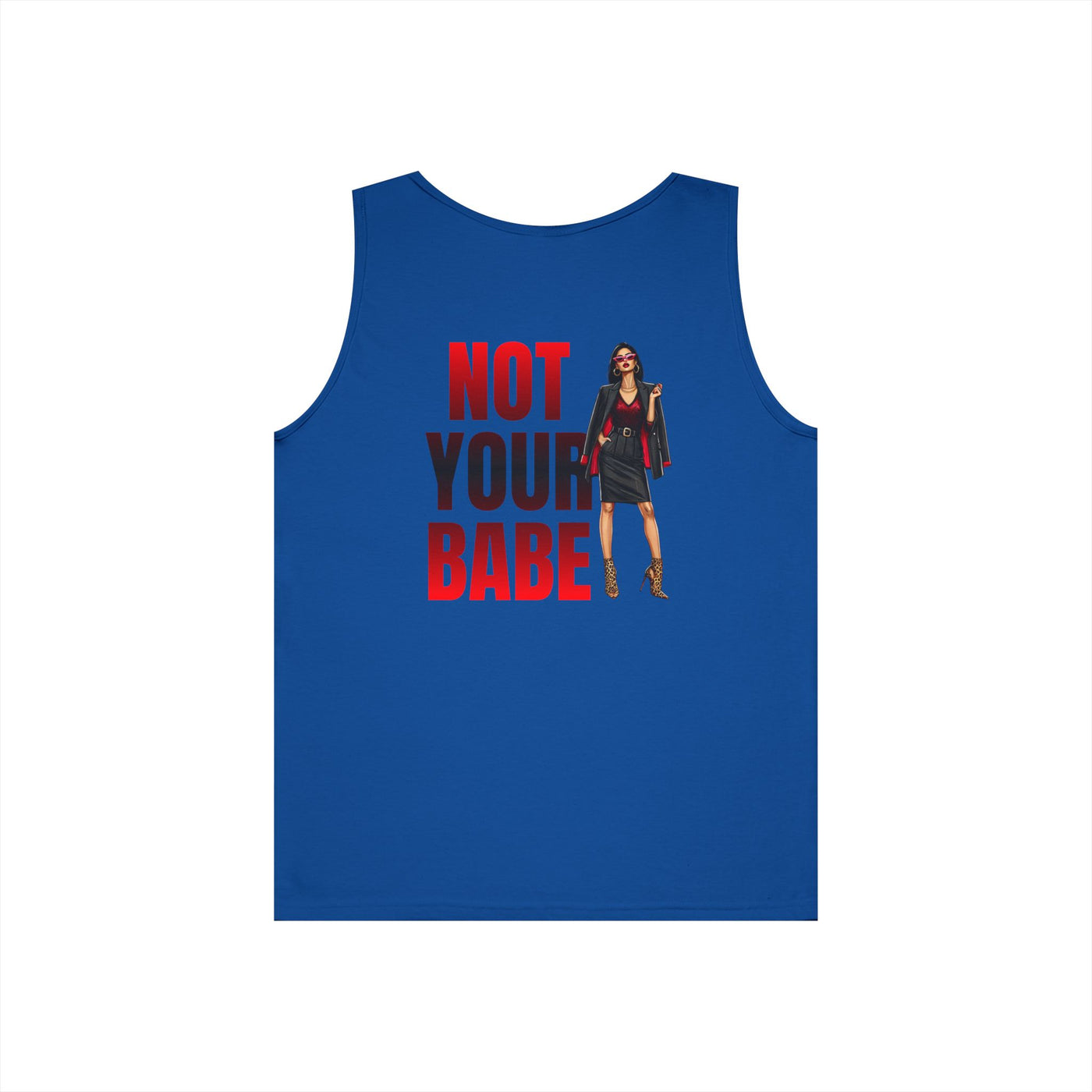 Chic & Not Your Babe Graphic Tank Top