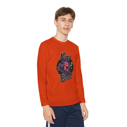 King of Beat Youth Long Sleeve Tee - Perfect for Young Musicians! 