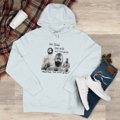 Hoodie Unisex Witz  Alan Garner– Ich kam ich sah und vergaß - Warum ich hier bin!