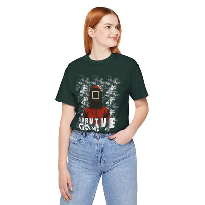 Squid Game Unisex Jersey Tee - Casual Graphic Shirt for Fans