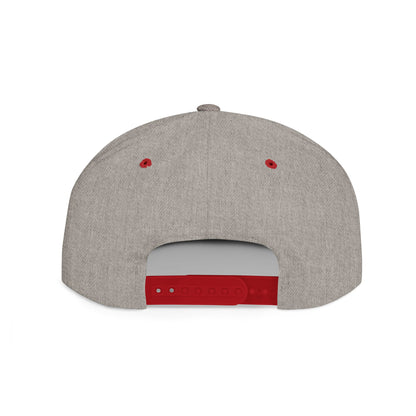Oldschool Vibes Flat Bill Snapback Cap | Retro Style Hat for Casual Wear