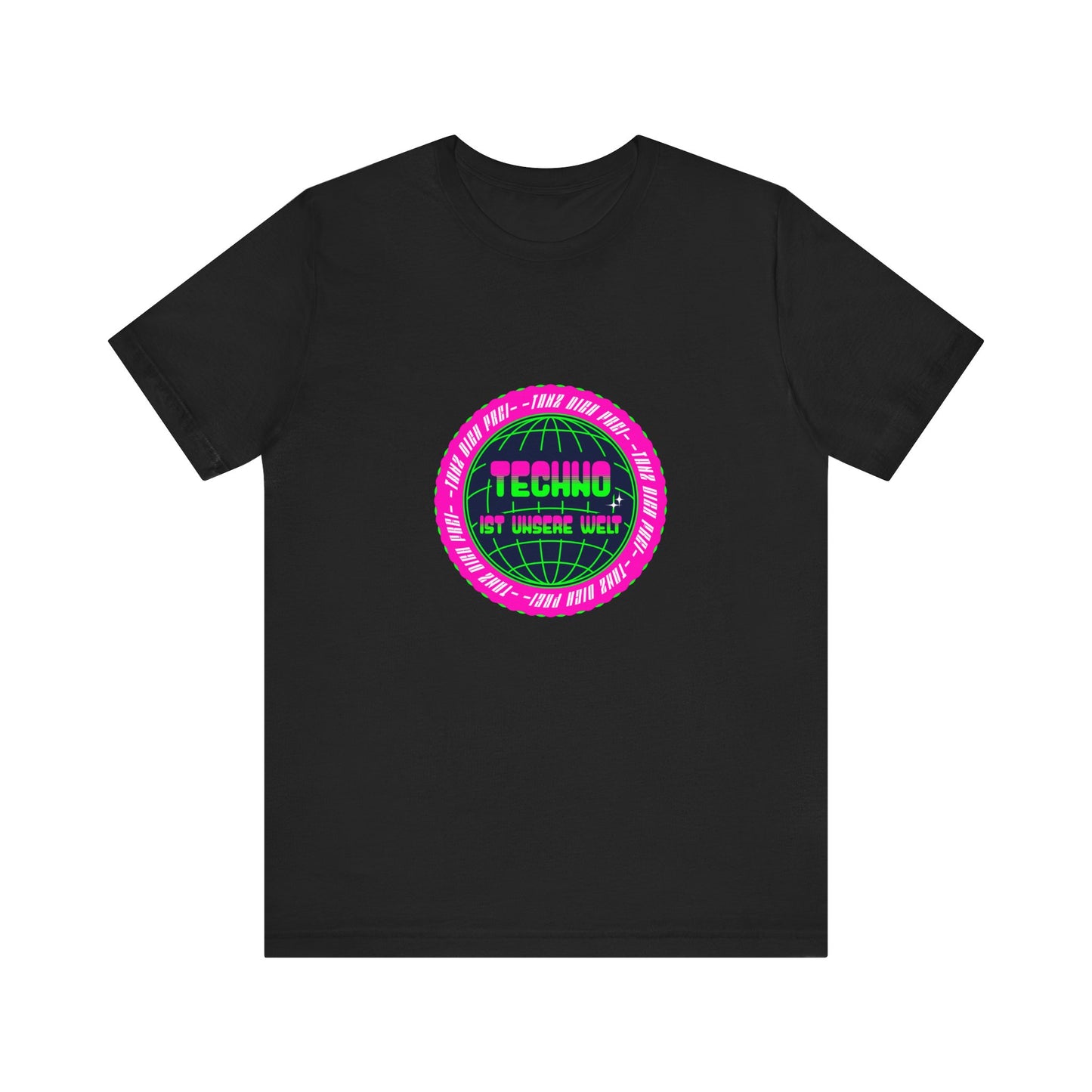 Tanz dich frei - Retro Techno Vibe Unisex Tee, Dance Party Shirt, Gift for Ravers, Festival Fashion,