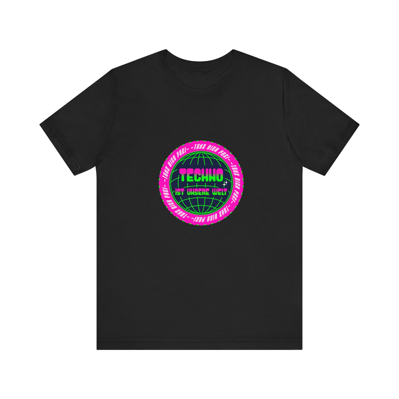 Tanz dich frei - Retro Techno Vibe Unisex Tee, Dance Party Shirt, Gift for Ravers, Festival Fashion,