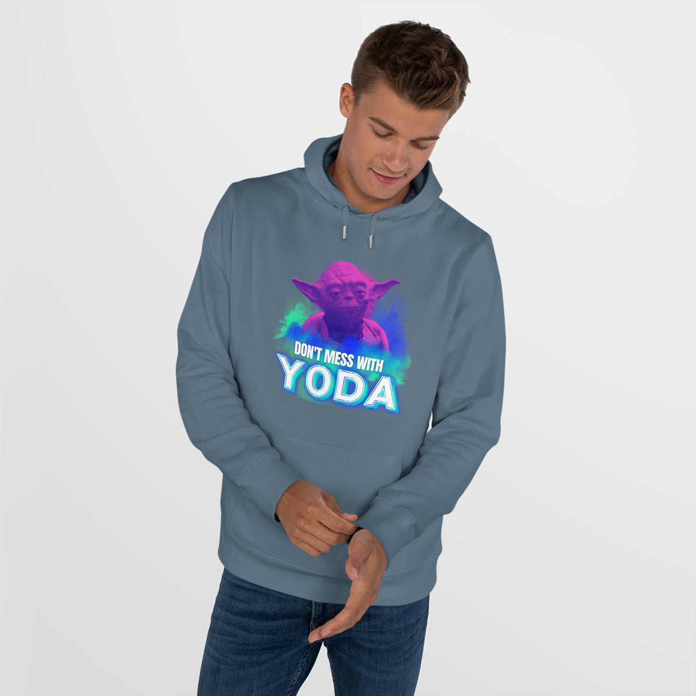 Don't Mess With Yoda Hooded Sweatshirt - starwars