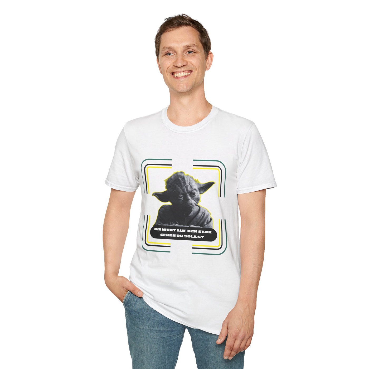 Yoda-Inspired Unisex T-Shirt - 'MIR NICHT AUF DEN... GEHEN DU SOLLST'