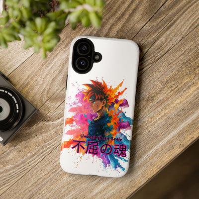 "unbesiegbare Seele" Tough Cases - Colorful Anime Phone Case Handyhülle