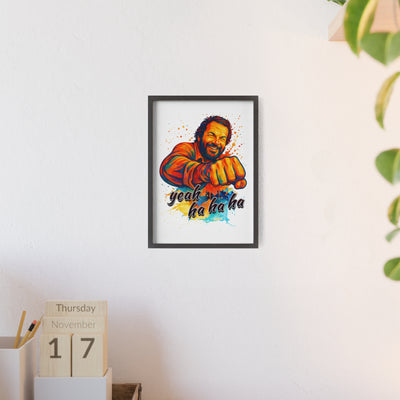 Funny Motivational Poster with Bud Spencer – 'Yeah Ha Ha Ha' 