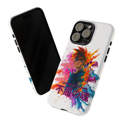 "unbesiegbare Seele" Tough Cases - Colorful Anime Phone Case Handyhülle