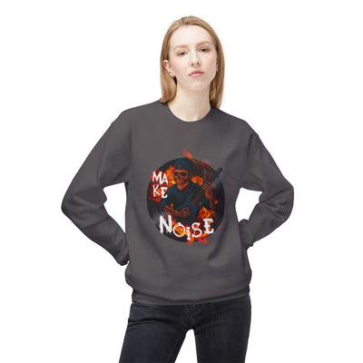 Make Noise Graphic Fleece Sweatshirt - Unisex Midweight Crewneck