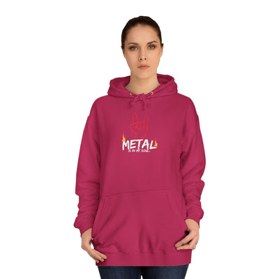 "Metal" Music Unisex College Hoodie