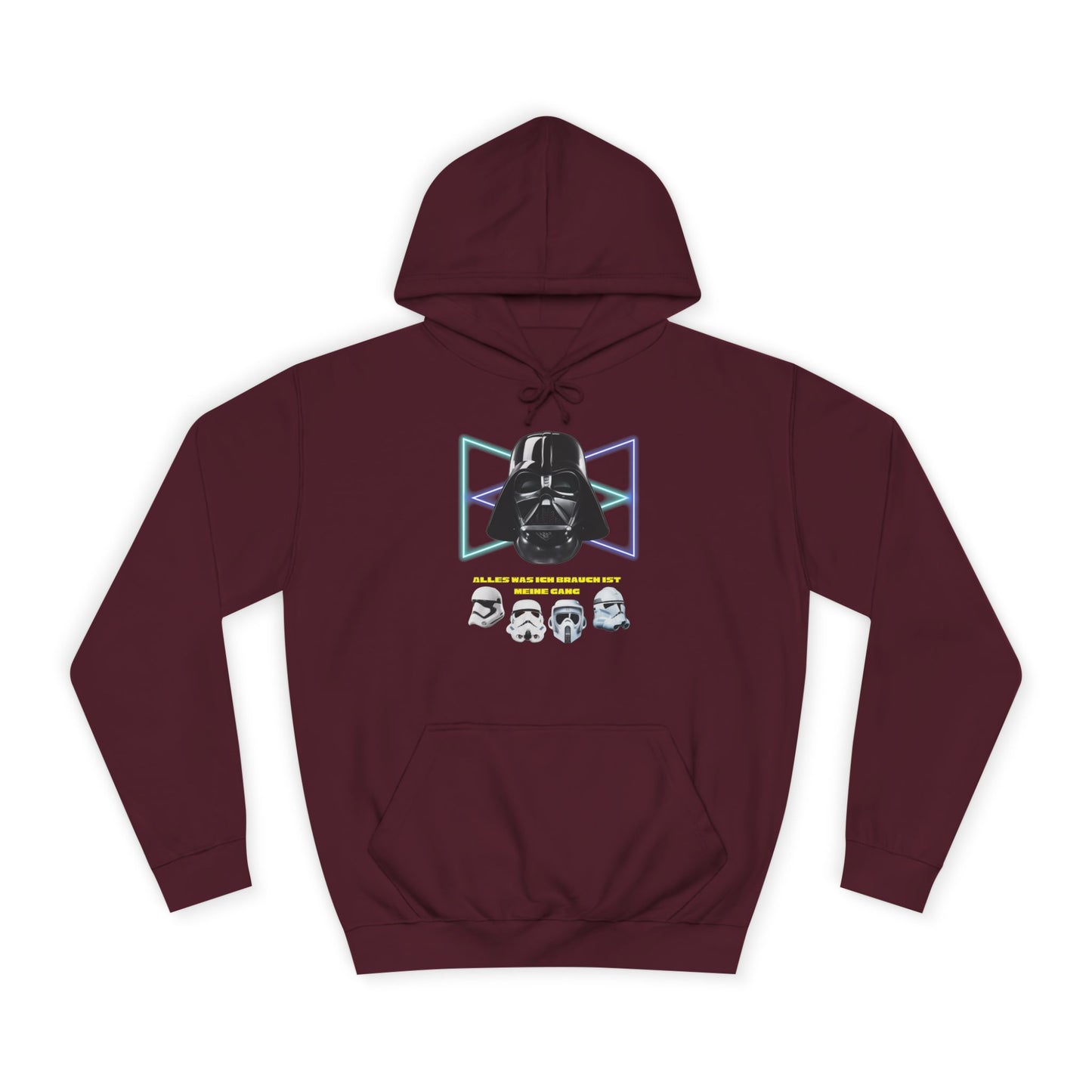 Star Wars unisex Hoodie - Darth Vader   - Alles was ich brauch ist meine Gang - beidseitig bedruckt
