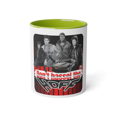 Don't Hassel the Hoff Mug | Retro Coffee Cup, Gift for Fans, Novelty Drinkware, 80s Nostalgia, Unique Home Decor