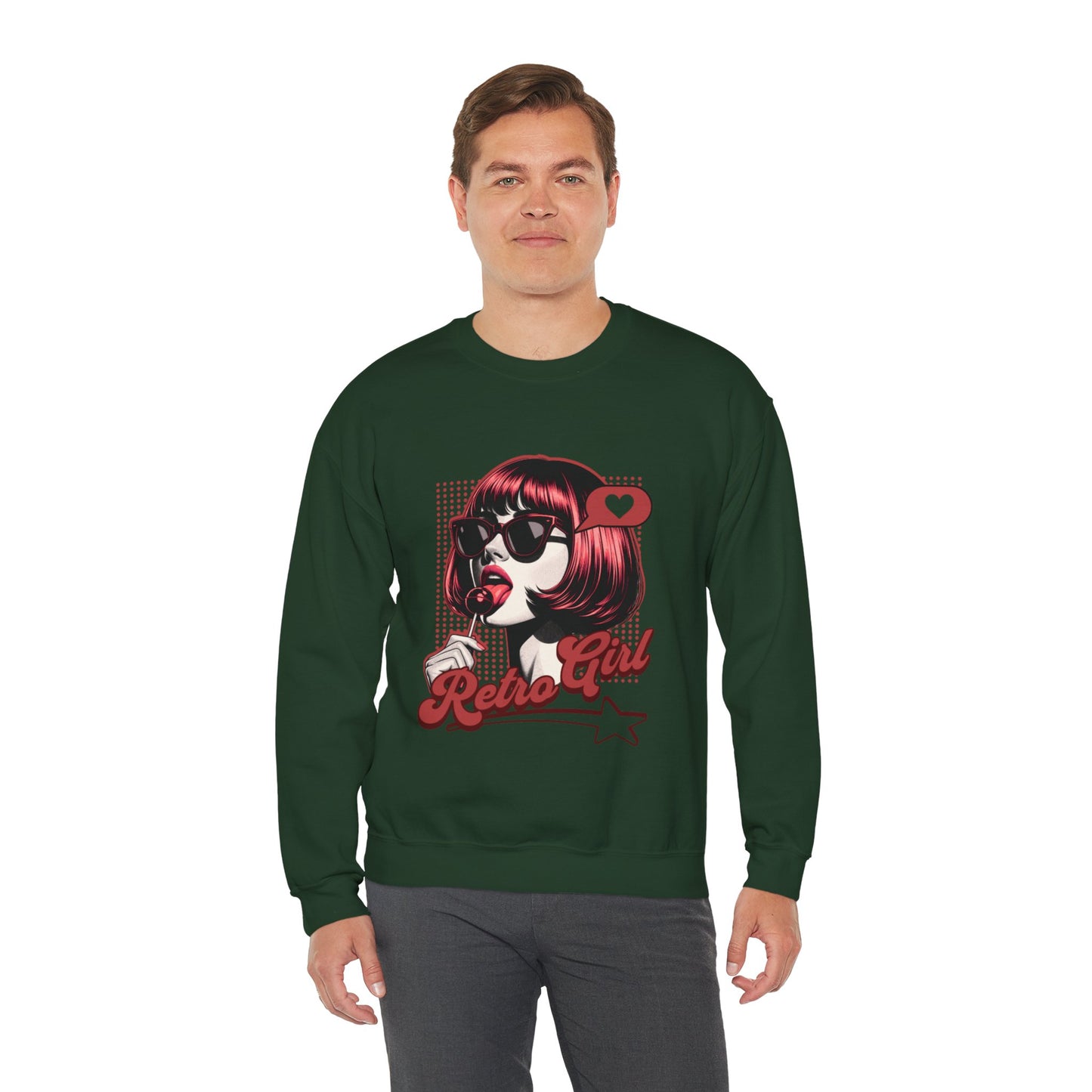 Retrogirl  Pop Art Women's Sweatshirt