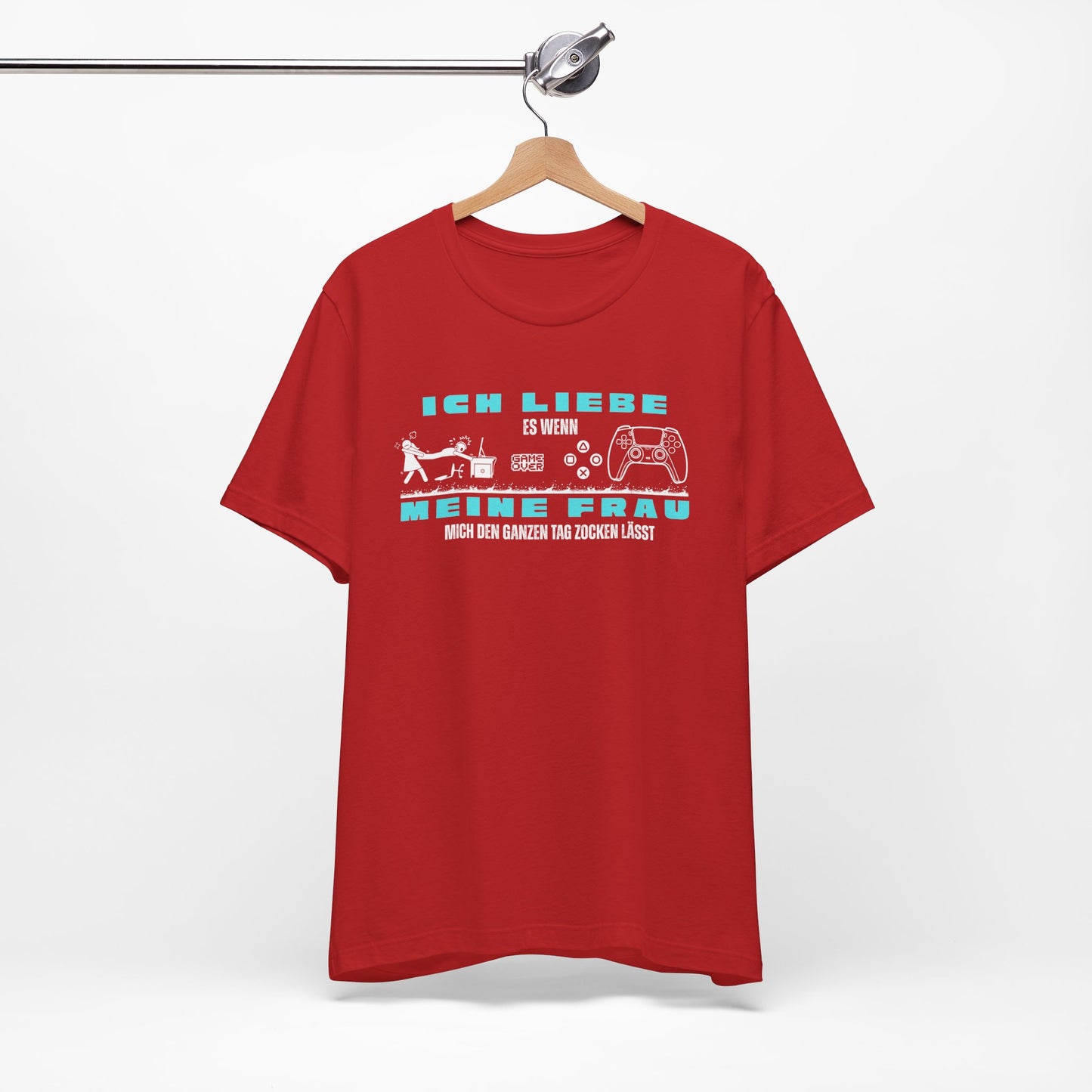 Ich Liebe Meine Frau T-Shirt - Unisex Jersey Tee for Gamers