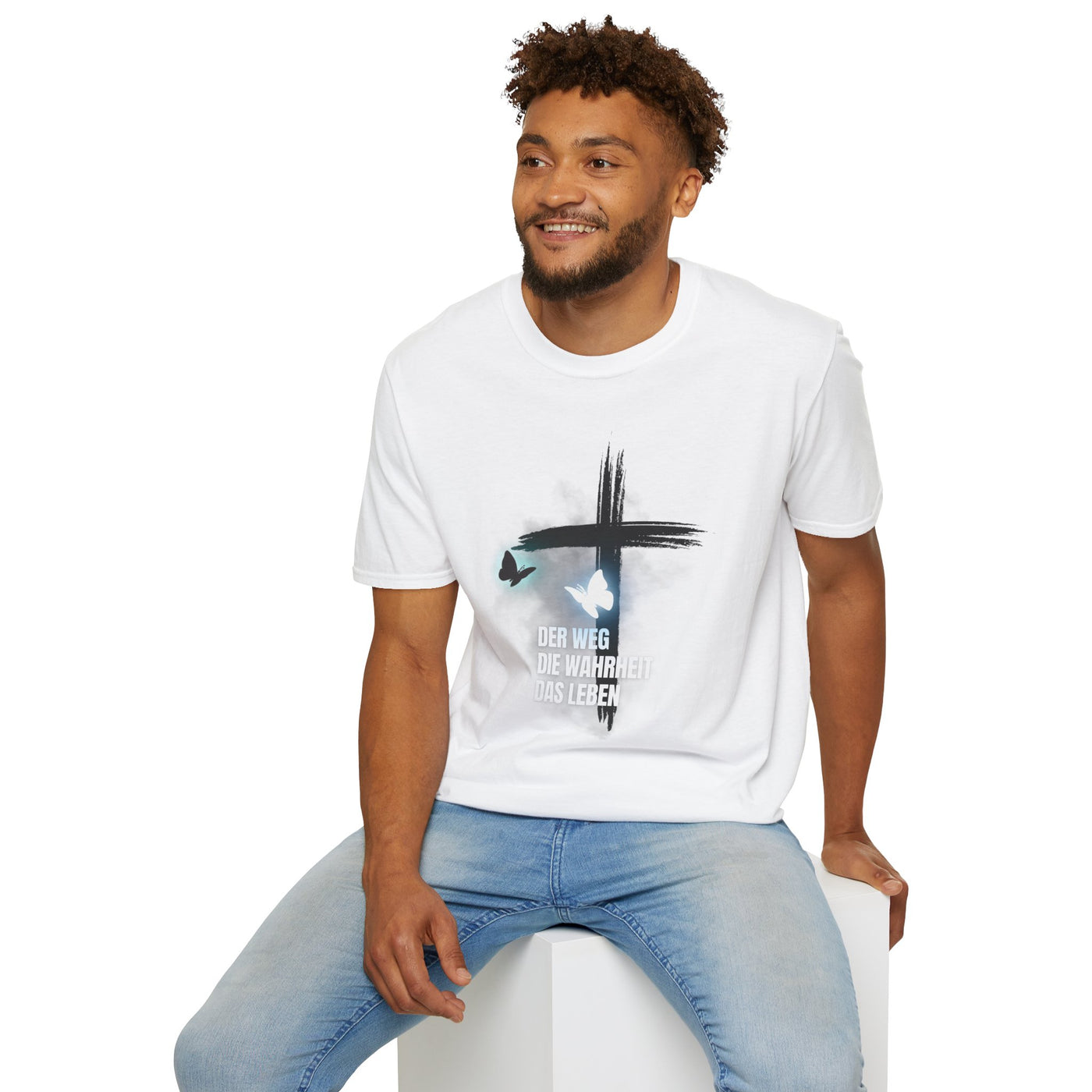 Faith-Inspired Unisex Softstyle T-Shirt – Spiritual, Jesus, Christian,