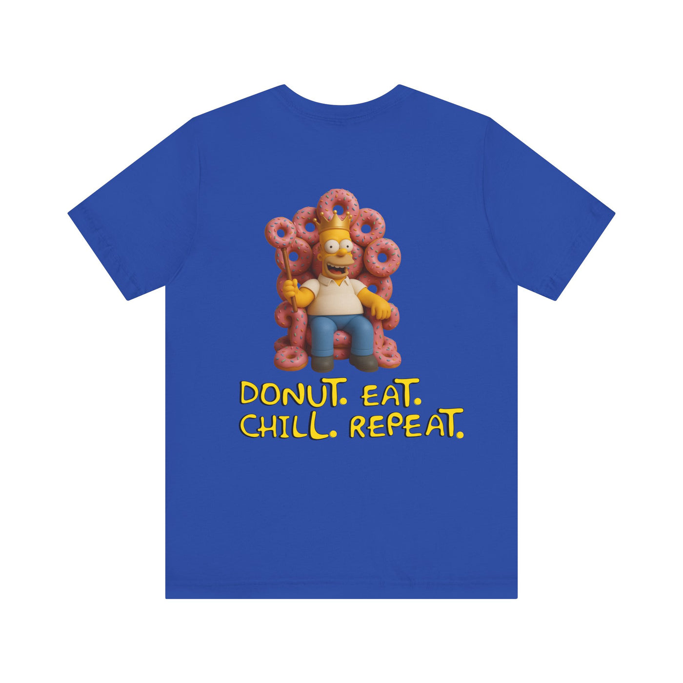 The Simpsons Donut Lover Tee - Funny Graphic T-Shirt -unisex