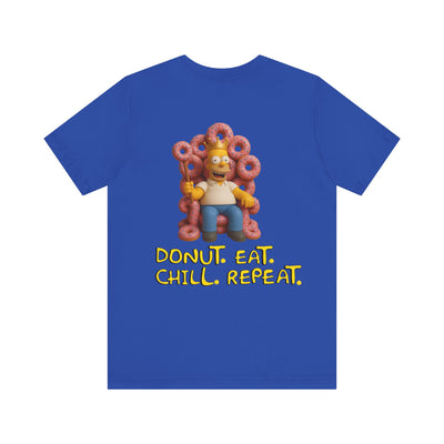 The Simpsons Donut Lover Tee - Funny Graphic T-Shirt -unisex