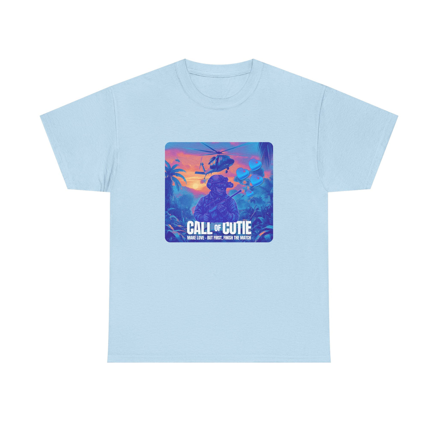 Retro Call of Cutie Unisex Oversized Boxy Tee - Chill Vibes for Game Lovers