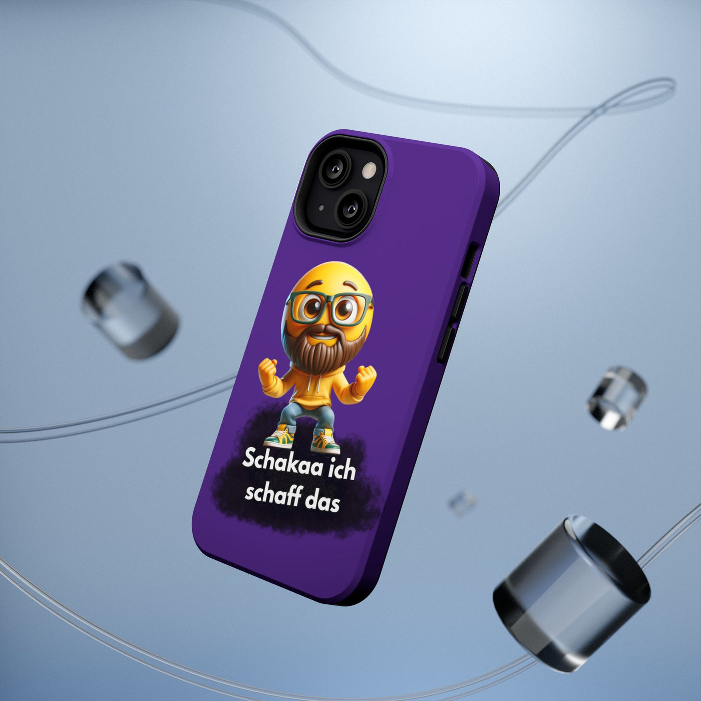 Motivational Impact-Resistant Phone Case - "Schakaa ich schaff das"