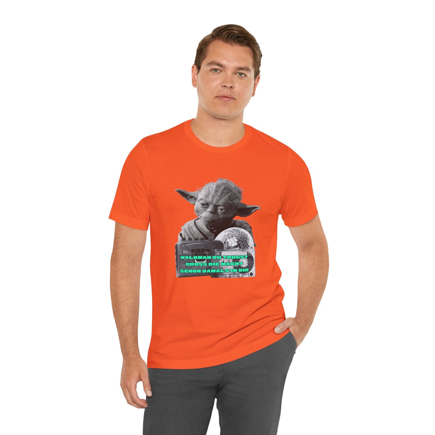 Funny Yoda Quote Unisex Tee - Walkman du kennst - erfahren du bist starwars