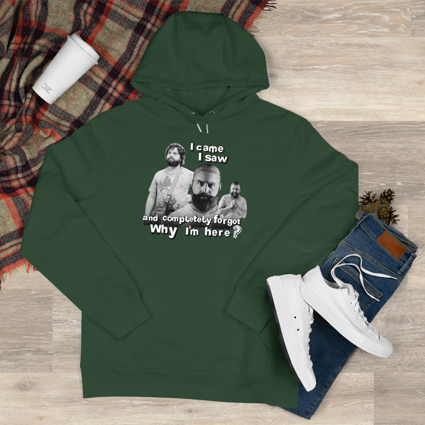 I cam- saw- and forgot why i  am here - Alan Garner Hoodie for Men