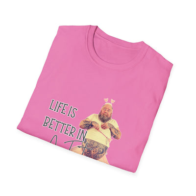 Life Is Better in a Tutu Unisex Softstyle T-Shirt