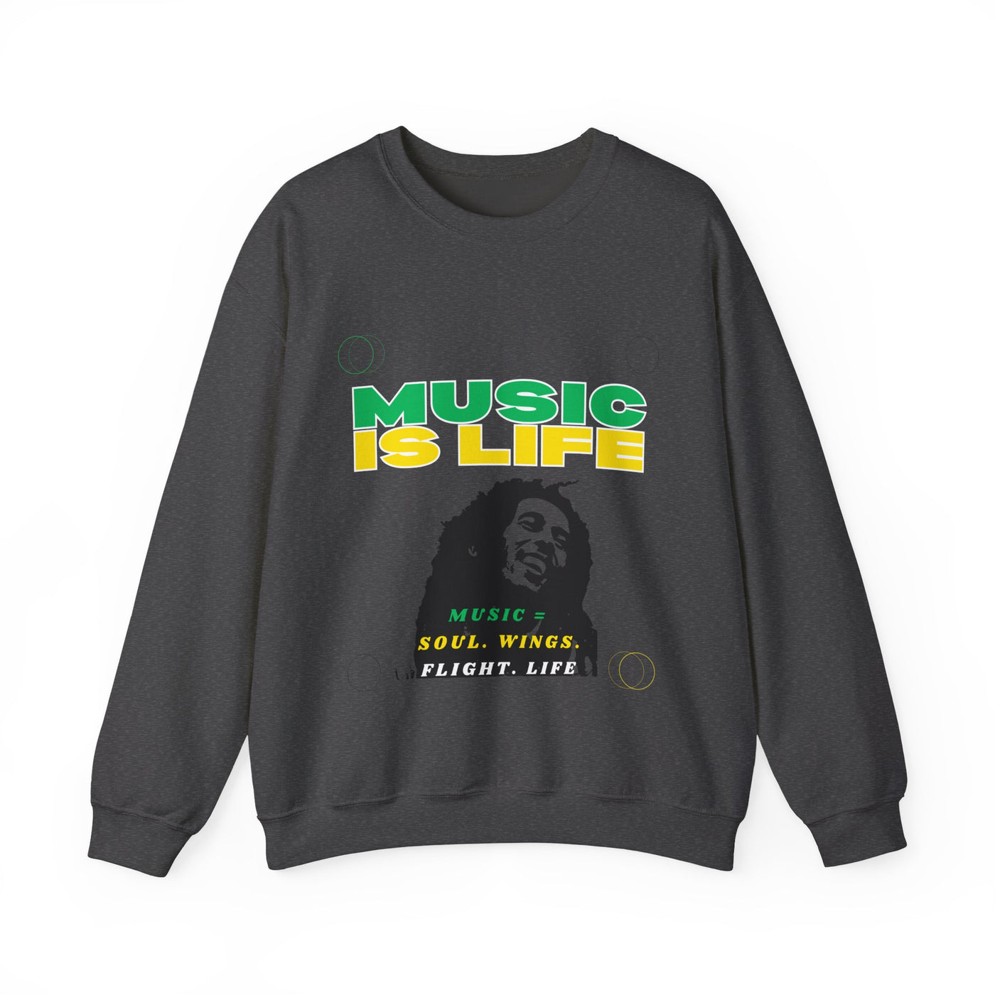 Music Is Life Bob Raggae Sweatshirt