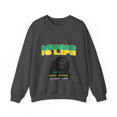 Music Is Life Bob Raggae Sweatshirt