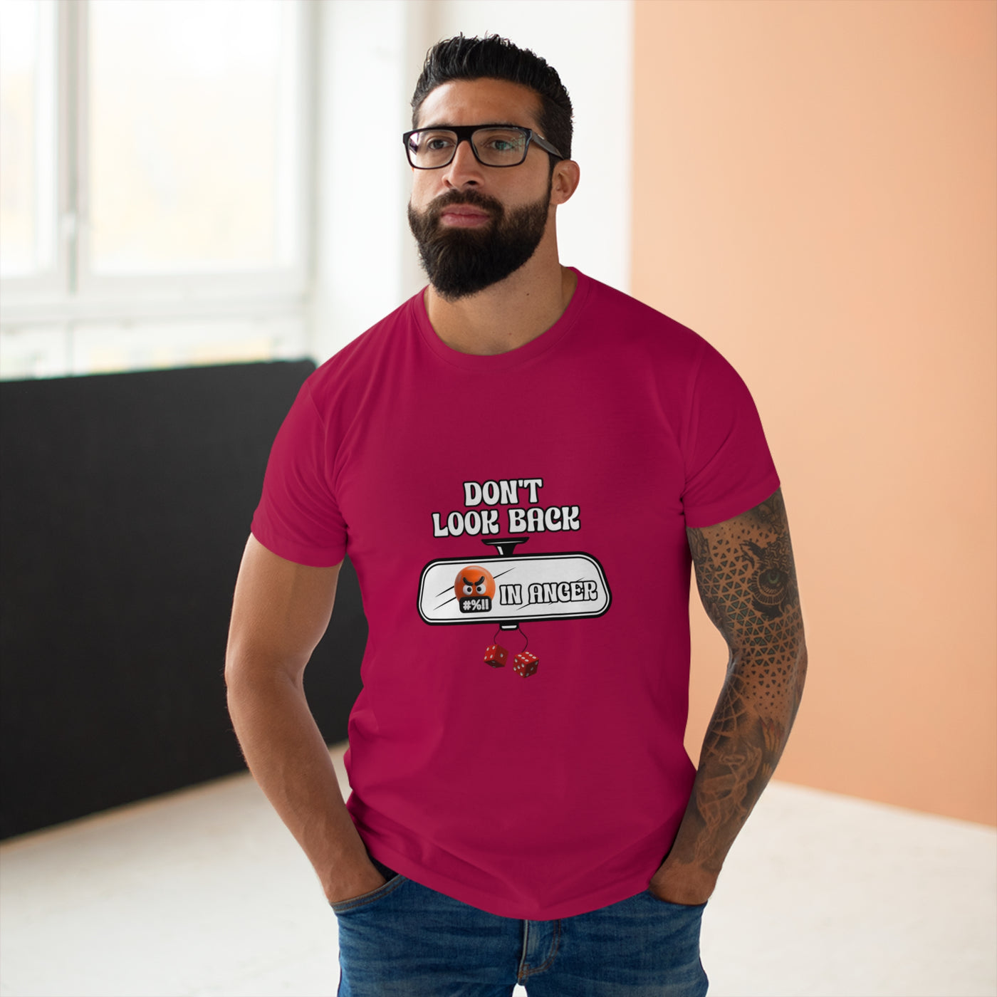 Don't Look Back in Anger Men's T-Shirt, Motivational