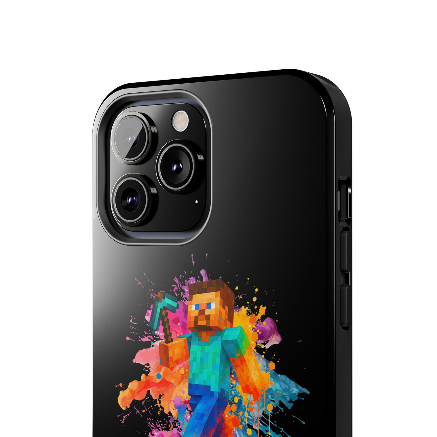 Minecraft Inspired Tough Phone Case - Handyhülle  "Bock auf anders" Colorful Gamer Design