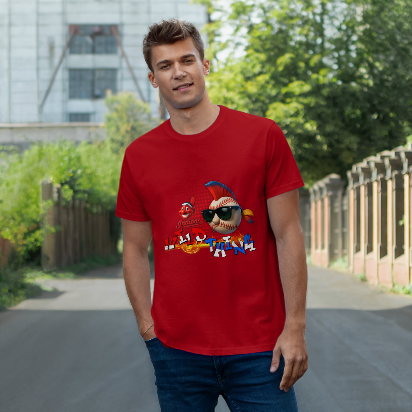 Cleveland Indians Wild Thing  - Baseball Fan T-Shirt