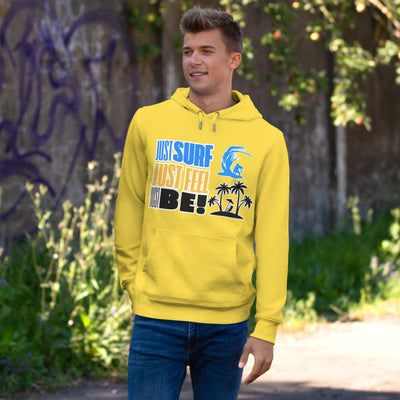 Just Surf Hooded Sweatshirt - Perfect for Beach Lovers and Surf Enthusiasts