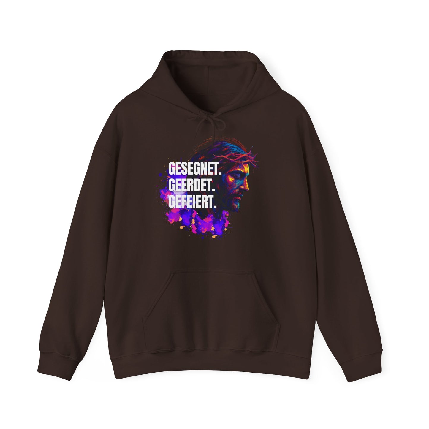 Jesus Colorful - with saying Blessed- Grounded - Celebrated
