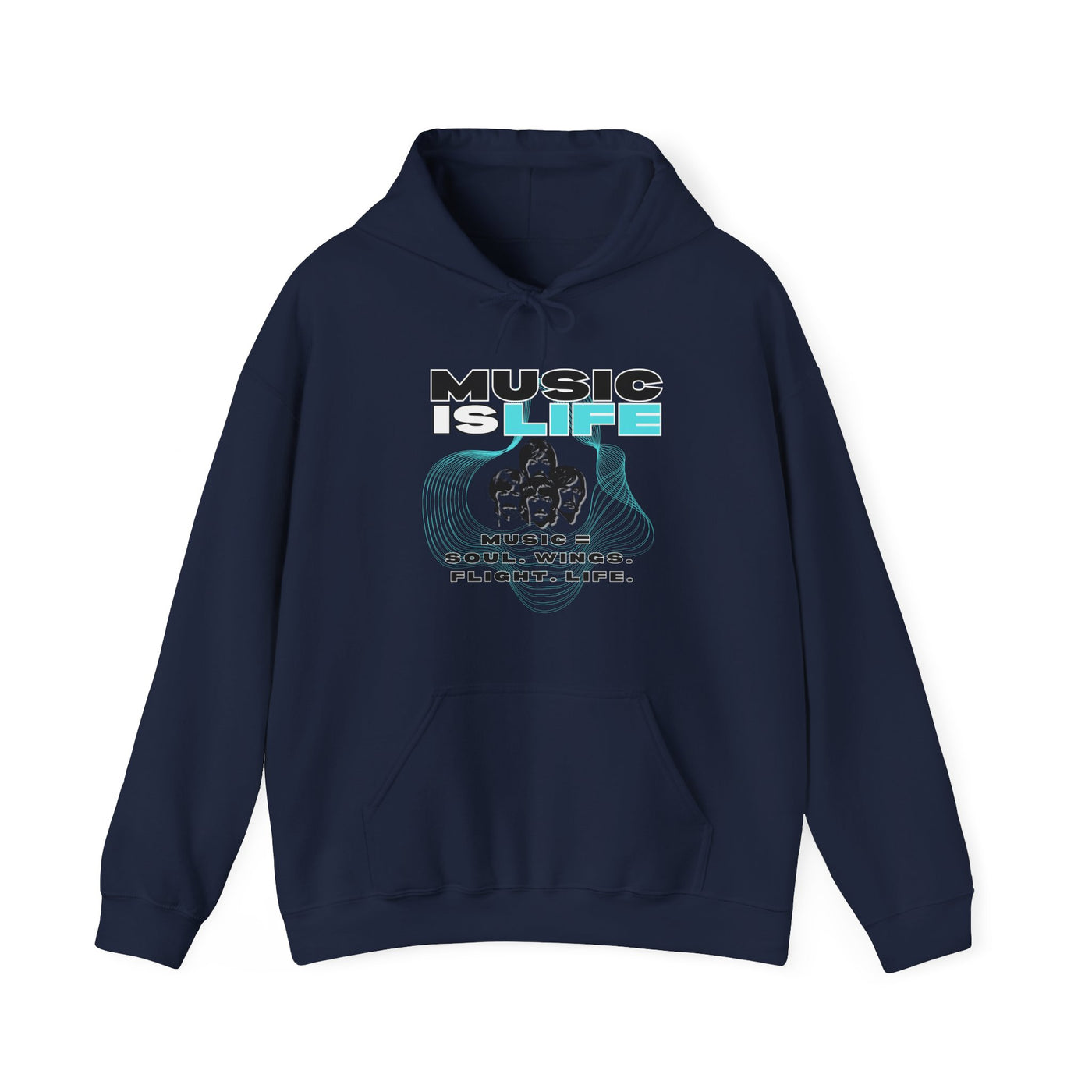 Music is Life Hoodie - Unisex Heavy Blend™ Sweatshirt