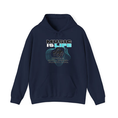 Music is Life Hoodie - Unisex Heavy Blend™ Sweatshirt
