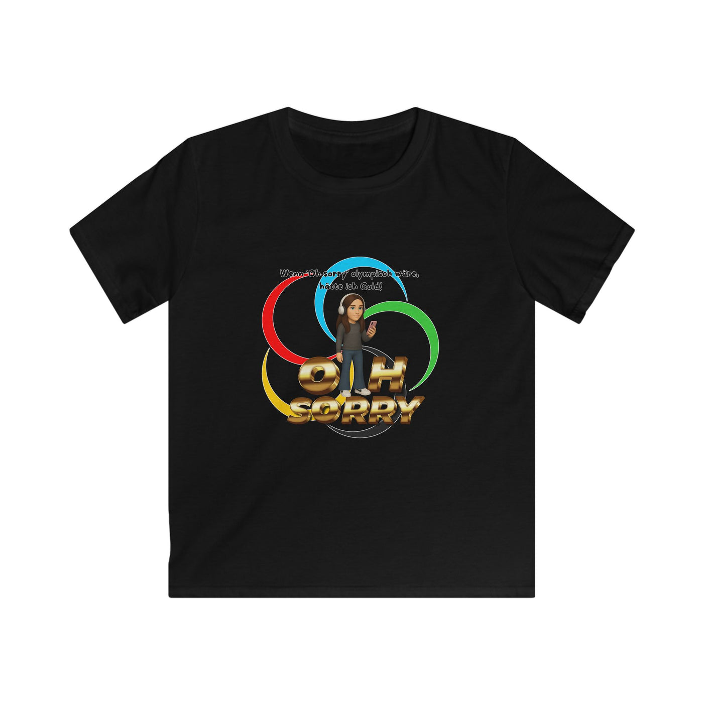 Kids oh sorry Tee - Funny - If oh sorry was Olympic you would have gold
