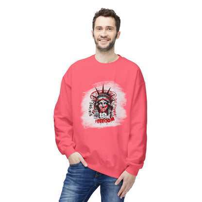 Freedom Statement Sweatshirt - Freiheitstatue muted but not unbroken