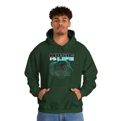 Music is Life Hoodie - Unisex Heavy Blend™ Sweatshirt