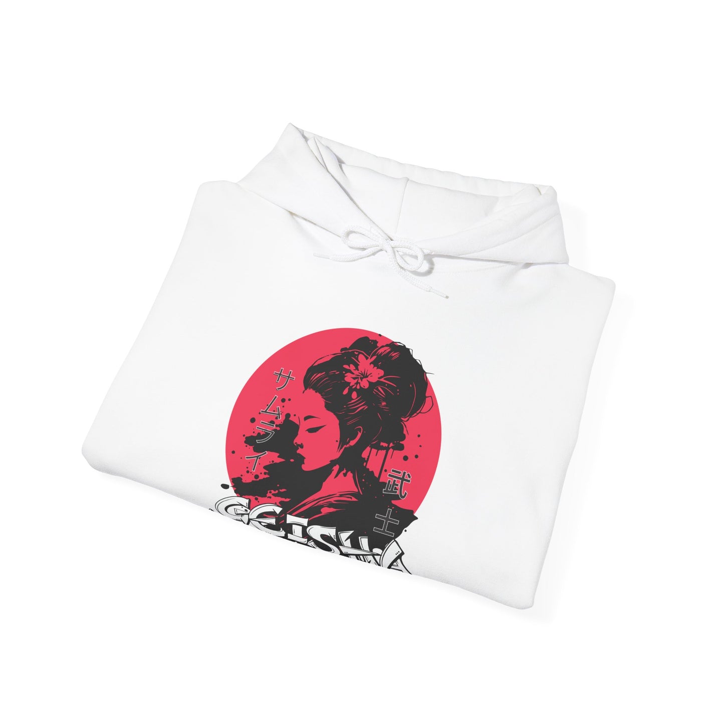 "Geisha Inside"Fleece Hoodie, Cozy