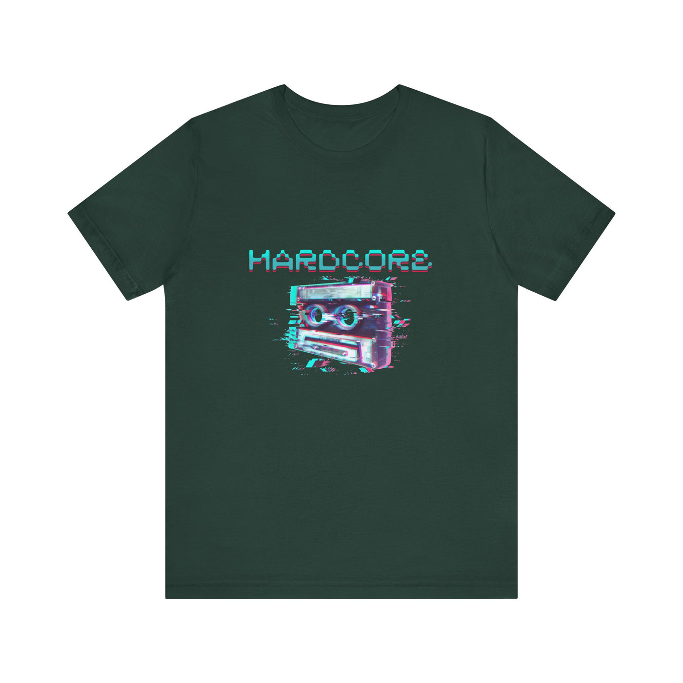 Techno - Hardcore Never Dies - Retro Graphic Tee, 90s Aesthetic Shirt unisex