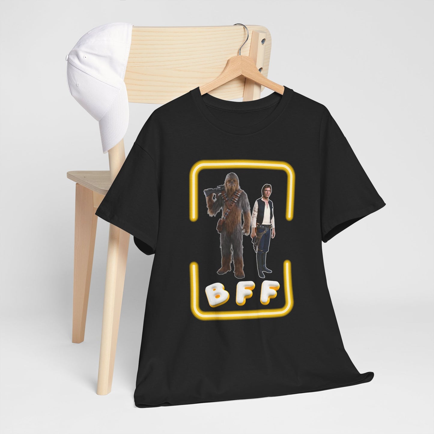 BFF Chewbacca & Han Solo Unisex Heavy Cotton Shirt
