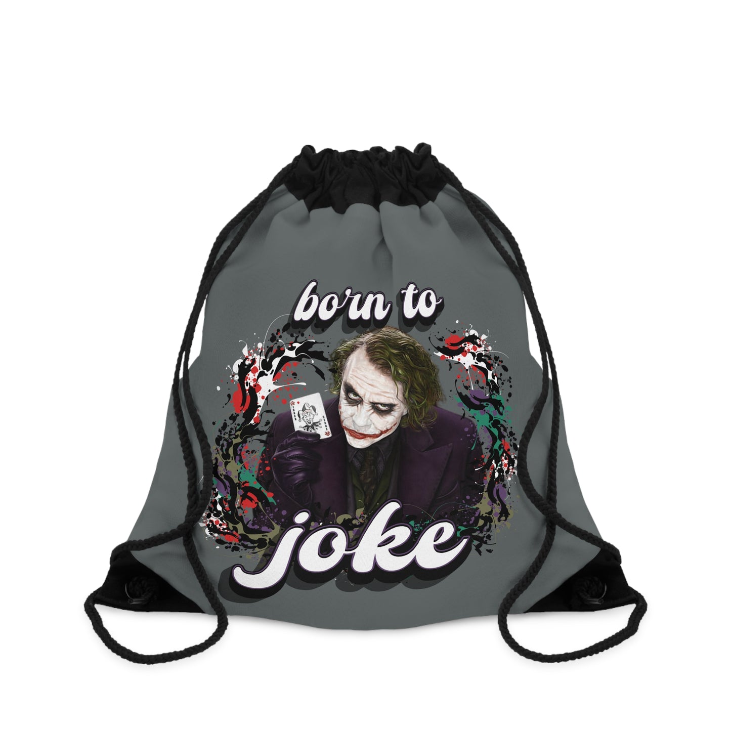born to joke - Joker -  Drawstring Bag - Turnbeutel, Hängetasche, Kordeltragetasche