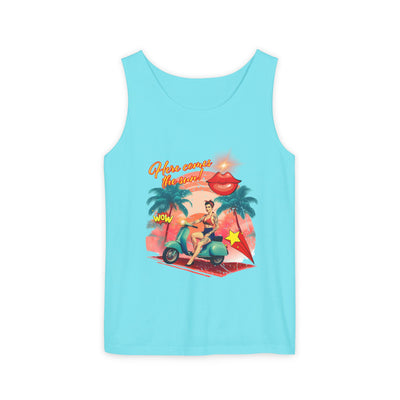 Retro Summer Vibes Tank Top Here comes the sun