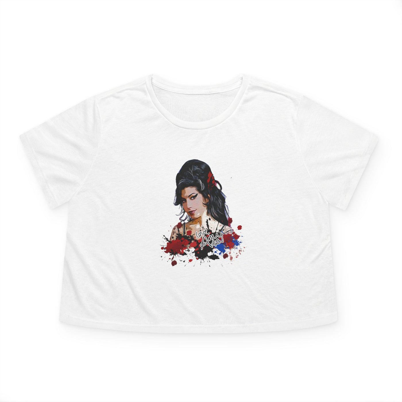Vintage Graphic Crop Tee - Amy Winehouse Design