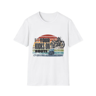 Retro Motorcycle Adventure Hoodie - 'Get Your Kicks On Route 66'