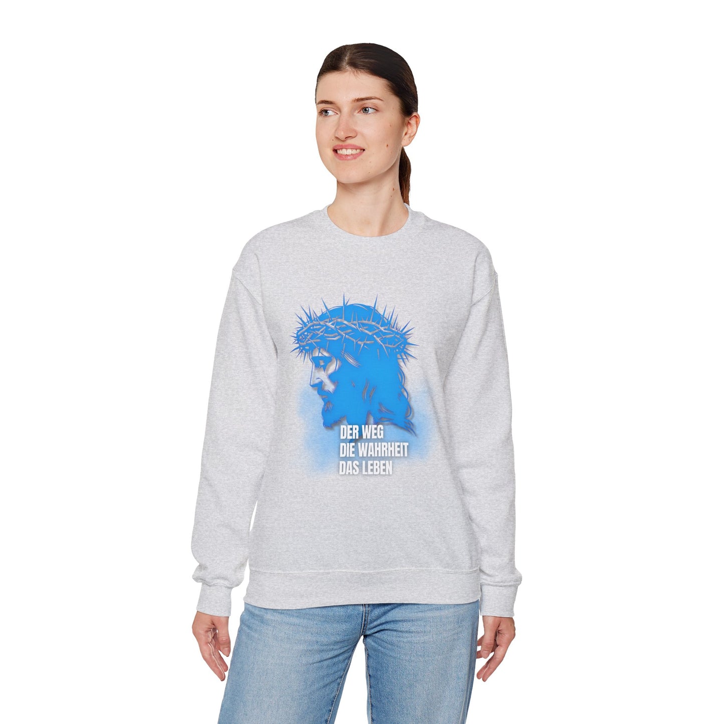 Sweatshirt Jesus "Der Weg - Die Wahrheit - Das Leben"