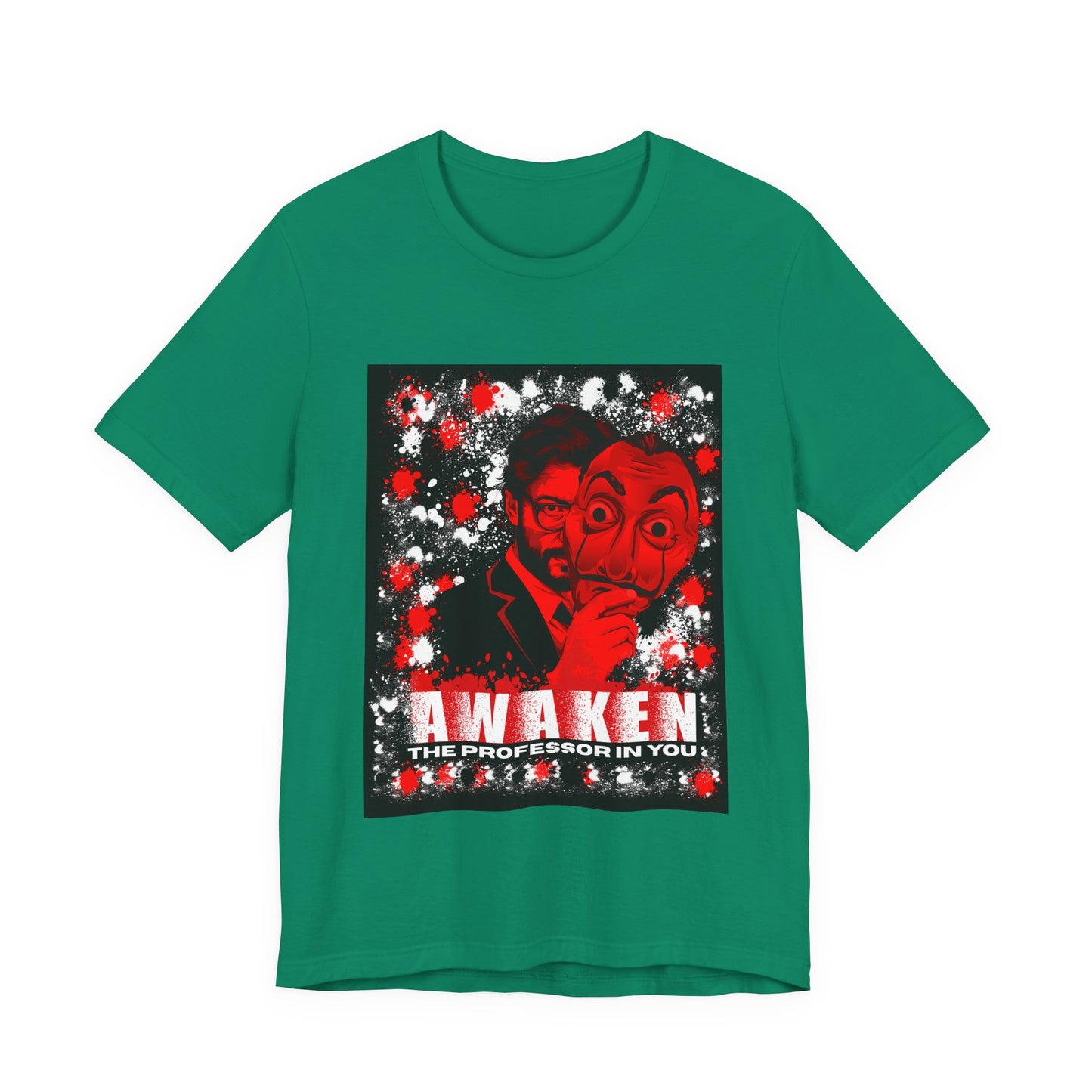 Awaken the Professor heist money Unisex Jersey Tee - Inspirational Graphic T-Shirt
