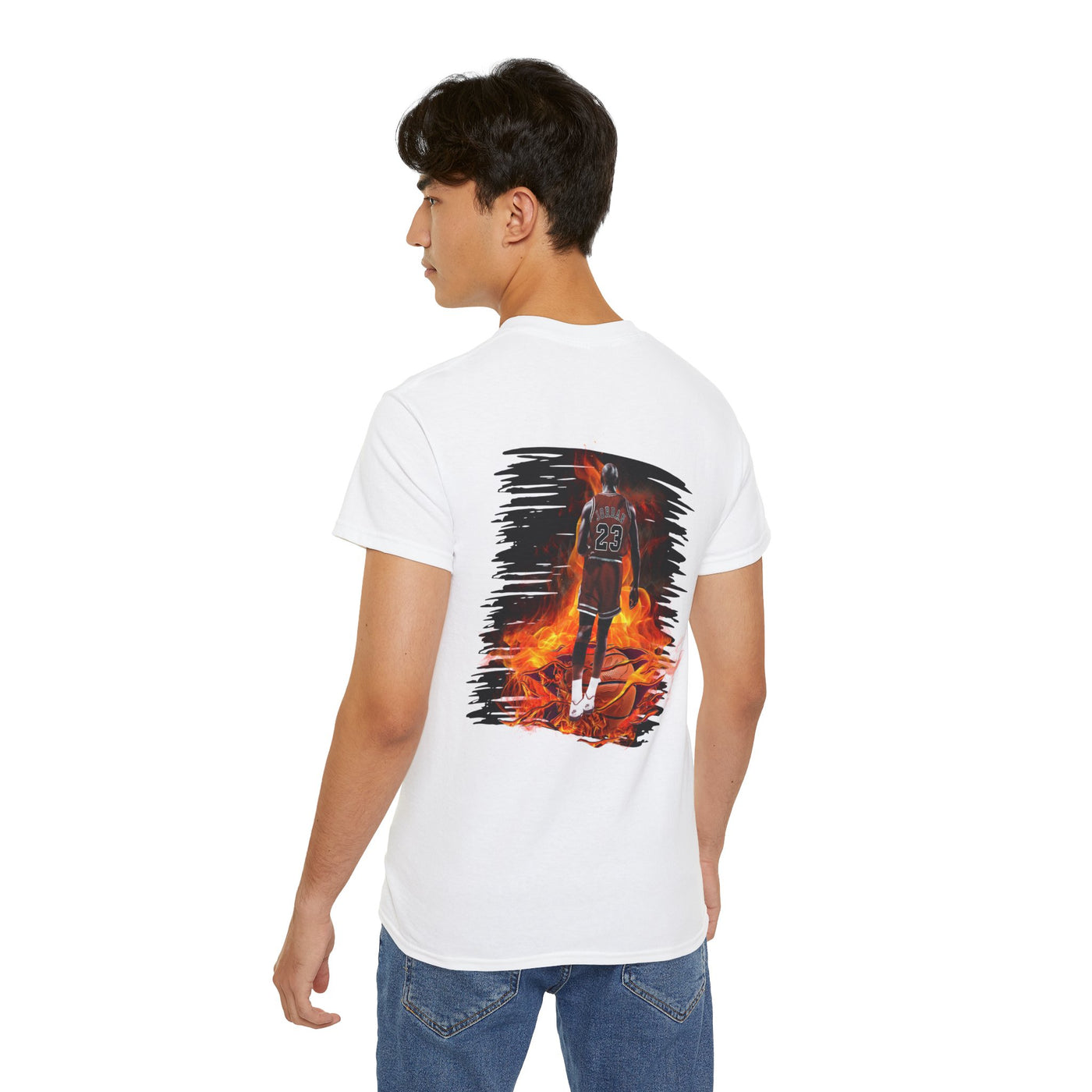 Basketball Jordan, Cool Sports Shirt, Unisex Cotton T-Shirt