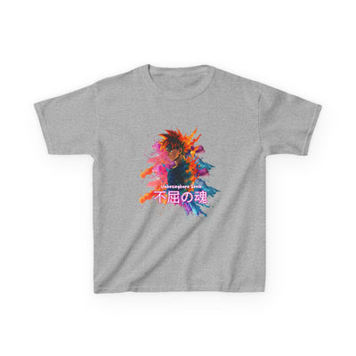 "unbesiegbare Seele" Vibrant Kids Jersey Tank Top - Colorful Anime Design