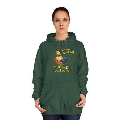 Funny Donut Lover Hoodie, Unisex College Hoodie, The Simpsons